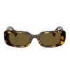 Miu Miu MU 08YS VAU01T Womens Rectangle Sunglasses Brown 51mm - 2 of 3