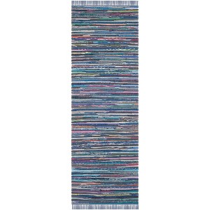Rag Rug RAR121 Hand Woven Indoor Rugs - Safavieh - 1 of 4