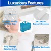 5 Star Super Deals Full Body Bath Pillow & Mat w/ 2 Lumar Pillows Ergonomic  Air Mesh - Bathtub Spa Cushion for Neck, Shoulder & Back Support - 2 of 4