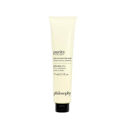 philosophy Purity Made Simple Pore Extractor Exfoliating Clay Mask - 2.5 fl oz - Ulta Beauty