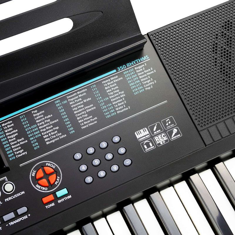 RockJam 61-Key Full Size Profesional  Keyboard Piano RJ640, 4 of 10