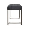 Kumasinova Modern Button Tufted Ottoman Bench, Upholstered Bed Bench with Diamond Stitch, Iron Frame & Polished Metal Legs, Versatile Foot Stool - 4 of 4