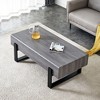 NicBex Modern 47.2" Rectangle Coffee Table with Drawer and Metal Legs for Living Room and Office - 4 of 4