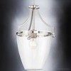 Urban Ambiance Luxury Transitional Pendant 16.75''H x 11.5''W,  Brushed Nickel Finish,  Coronado Collection, UHP4266 - 4 of 4
