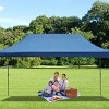 10x15 Heavy-Duty Pop-Up Canopy with UV50+ Waterproof Oxford Fabric, Adjustable Height, Detachable Sidewalls & Wheeled Carry Bag-Coolbibila - 2 of 4