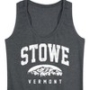 Women's - Instant Message - Stowe Vermont Graphic Racerback Tank - 2 of 4