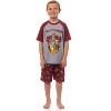 Harry Potter Boys' Hogwarts All Houses Sleep Pajama Set Shorts Multicolored - 4 of 4