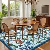 Washable Tiger Runner Rug for Kitchen Non-Slip Non-Shedding Animal Floral Long Carpet, Low Pile Botanical Floor Covering - 3 of 4