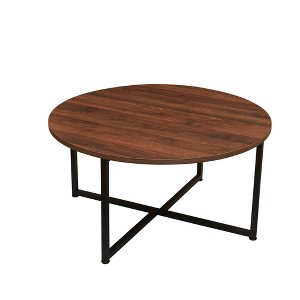 Household Essentials Jamestown Round Coffee Table - 1 of 4