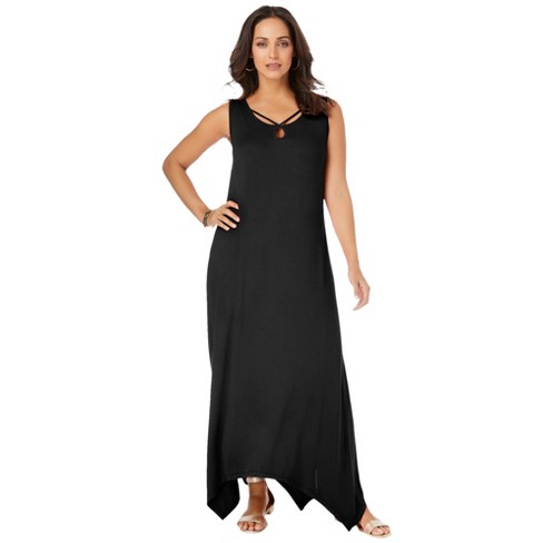 24seven Comfort Apparel Plus Short Sleeve Maxi Dress - JCPenney