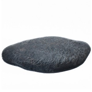 Gardenised Decorative Outdoor Weather-Resistant Artistic Artificial Faux Stone Rock, Garden Patio Granite Grey Fiberglass Stone - 1 of 4