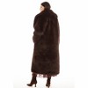 June + Vie by Roaman's Shaggy Faux Fur Coat - 3 of 4