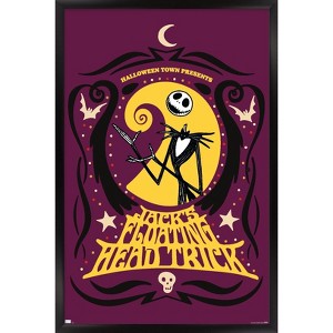 Trends International Disney Tim Burton's The Nightmare Before Christmas - Jack's Floating Head Framed Wall Poster Prints - 1 of 4