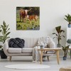 Stupell Industries Baby Calf Longhorn Cattle Scene Canvas Wall Art - 2 of 4