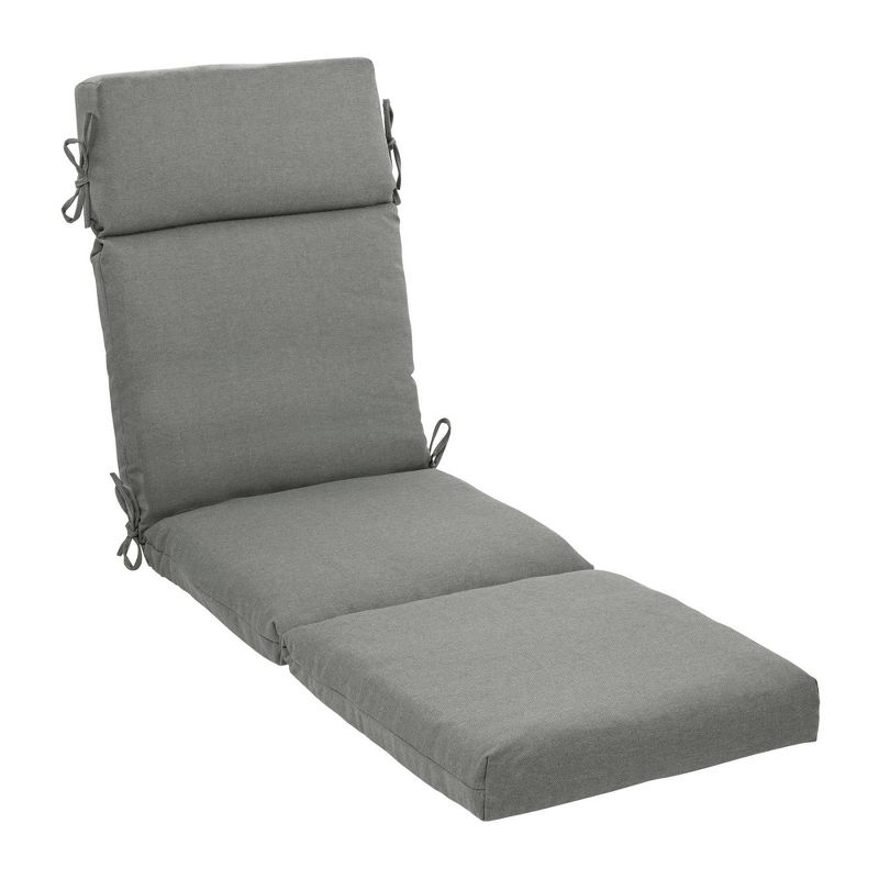 Arden 72"x21" Oceantex Outdoor Chaise Lounge Cushion, 1 of 7
