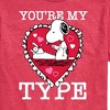 Men's - Peanuts - You're My Type Short Sleeve Graphic T-Shirt - 2 of 4