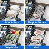 LunaLulinlk 2 Tier Dish Racks for Kitchen Counter, Expandable Dish Drying Rack with Dish Drainer, Detachable Dish Dryer for Kitchen Organizer - 4 of 4