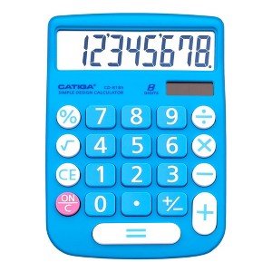 CD-8185 8-Digit Home and Office Calculator (Blue) - 1 of 4