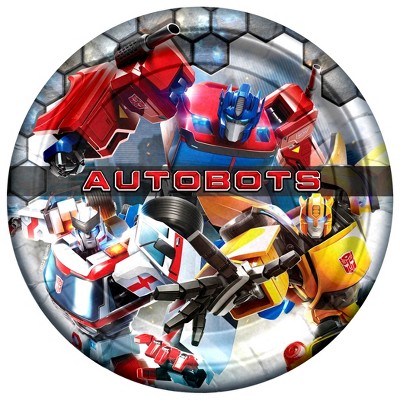 Treasures Gifted Transformers Plates 9in - Transformers Party Supplies - 24 Pack