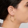 Adornia Tarnish Resistant 14k Gold Plated Hoop Earrings Set - 3 of 4