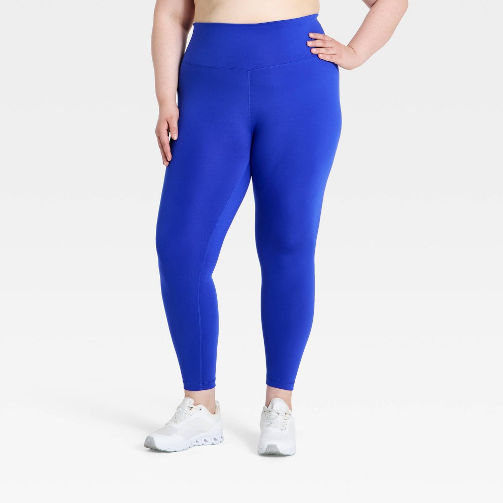 Women's Super Flex 7/8 Leggings - All In Motion™ Blue 2X