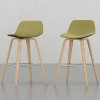 yellow Harvard Bentwood Bar Stool Set of 2 - 4 of 4