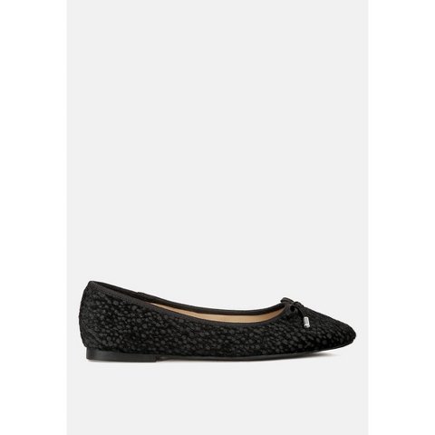 Обувь London Rag Womens Animal Print Flat Bow Ballerinas 5