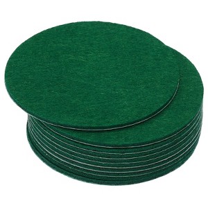 Unique Bargains Round Soft Adhesive Non-slip Anti-scratch Furniture Lamp Base Felt 10 Pcs - 1 of 3