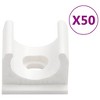 vidaXL Cable Trunkings with Clips Ã˜0.63" 98.4' PVC - 4 of 4