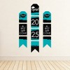 Big Dot of Happiness Teal Grad - Best is Yet to Come - Hanging Vertical Paper Door Banners - 2025 Turquoise Party Wall Decor Kit- Indoor Door Decor - 3 of 4
