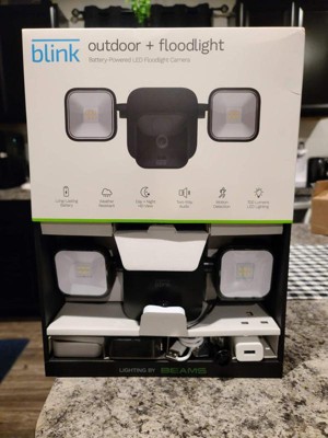 Blink Wireless Hd Smart Security Camera And Floodlight Mount - Black  : Target