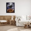 Stupell Industries Spooky Halloween Night Sky Crow Jack-o'-lantern Full Moon Canvas Art - 3 of 4