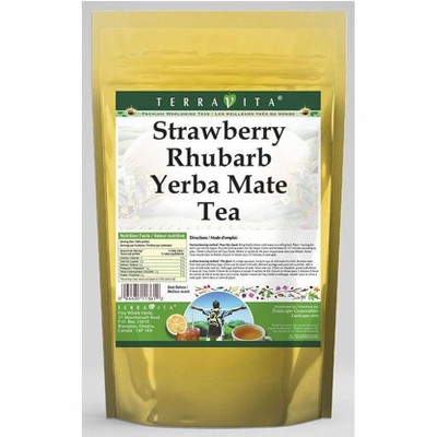 TerraVita Strawberry Rhubarb Yerba Mate Tea (50 tea bags, ZIN: 564331, 3-Pack)