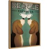 Amanti Art Beagle Coffee Co by Ryan Fowler Canvas Wall Art Print Framed 18-in. x 24-in. - 3 of 4