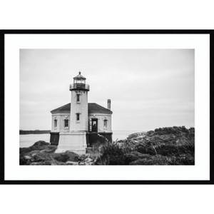 Amanti Art Looking Out by Nathan Larson Wood Framed Wall Art Print - 1 of 4