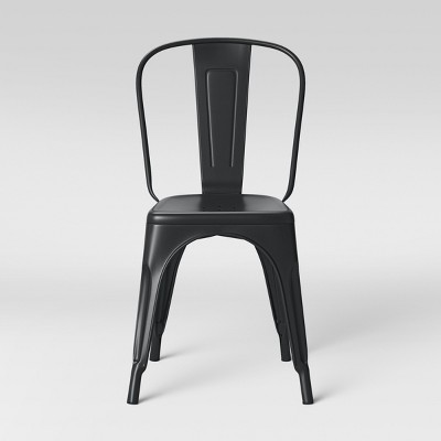 carlisle high back metal dining chair