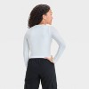 Girls' Long Sleeve Ribbed Seamless T-Shirt - art class™ - 2 of 3