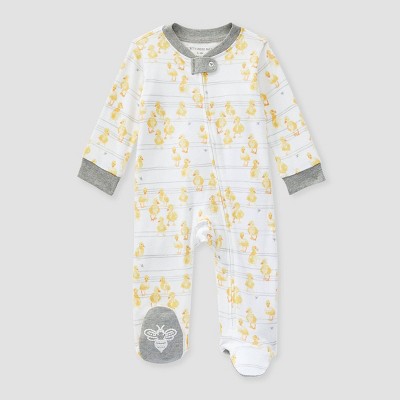 Image of Burt's Bees Baby® Baby Little Chick Sleep N' Play - Heather Gray 6-9M