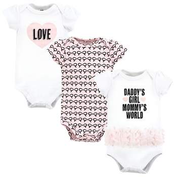 Hudson Baby Infant Girl Cotton Bodysuits, Mommys World Tutu