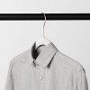 10pk Flocked Hangers Black - Brightroom™