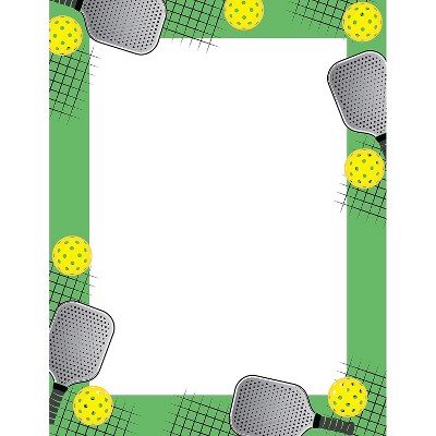Great Papers Pickleball Everyday Letterhead Multicolor 50 Sheets/Pack (2025017)