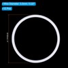 Unique Bargains Plastic Round Wreath Dream Catcher Rings White 12 Pcs - 2 of 4