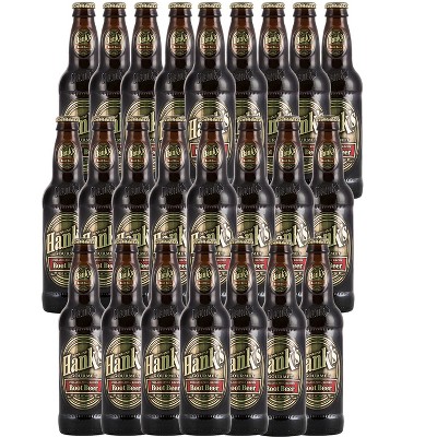 Hank's Genuine Gourmet Root Beer, 12 fl oz Bottles – Premium Craft Soda with Rich, Creamy Flavor – Authentic Philadelphia Recipe, Pack of 24