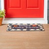Evergreen Paw Print Flocked Sassafras Indoor Outdoor Switch Doormat Tray - 2 of 3