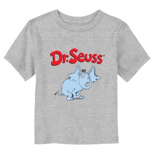 Dr. Seuss Horton Logo  T-Shirt - Athletic Heather - 3T - 1 of 3
