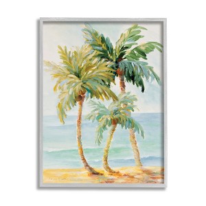 Stupell Industries Tropical Palm Trees on Coastal Beach Sand - 1 of 4