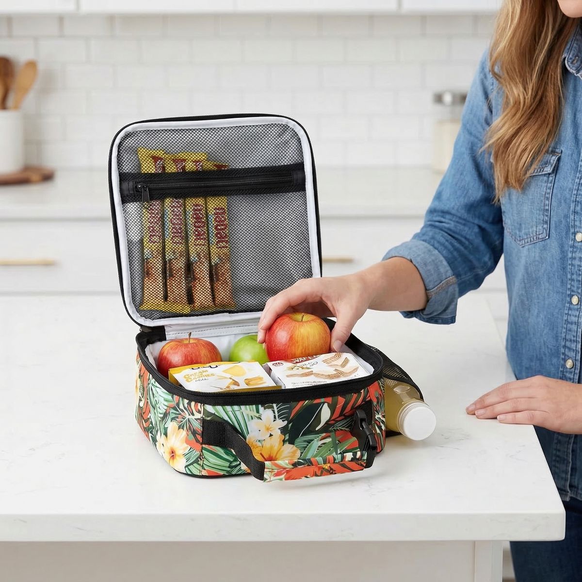 Dickies Insulated Lunch Bag for Adult Kid, Leakproof Thermal Lunch Cooler Tote for Women Men, Small Insulated Lunch Box for Boy Girl - thumbnail 8