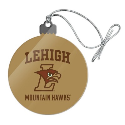 Lehigh University Mountain Hawks Logo Acrylic Christmas Tree Holiday Ornament
