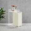 Stylish Laundry Hamper - Pull-Out Bag, Removable Shelf, Metal Frame, 12.7 Gallons (47 L), 16.5 x 11 x 29.5 Inches - 4 of 4