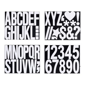 Unique Bargains Vinyl Self-Adhesive Waterproof Durable Sticker Decal 4 Inch 8 Sheet - 1 of 4